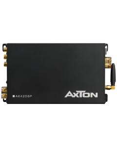 AXTON A642DSP 5-Kanal Verstärker mit DSP, Endstufe mit Handy App-Steuerung, Bluetooth Audio Streaming, Hi-Res Audio optional, 4 x 32 W + 1 x 176 W RMS