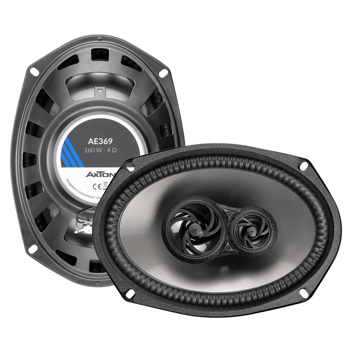 AE369 AXTON ELEMENT 15 x 23 cm / 6 x 9 Zoll 3-Wege Koaxial-Lautsprecher 160 W RMS