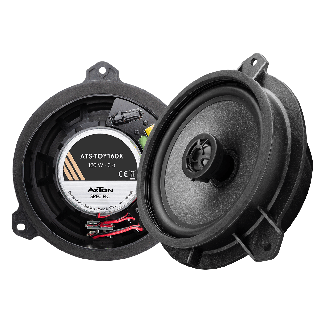 ATS-TOY160X AXTON SPECIFIC 2-Wege Plug & Play Coax Lautsprecher Set für Toyota